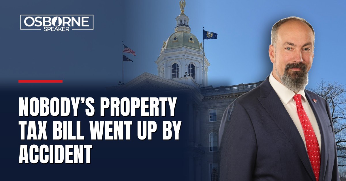 Osborne: “Nobody’s Property Tax Bill Went Up By Accident”