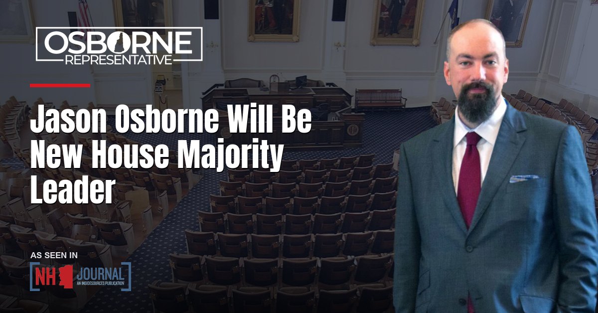 Jason Osborne Will Be New House Majority Leader