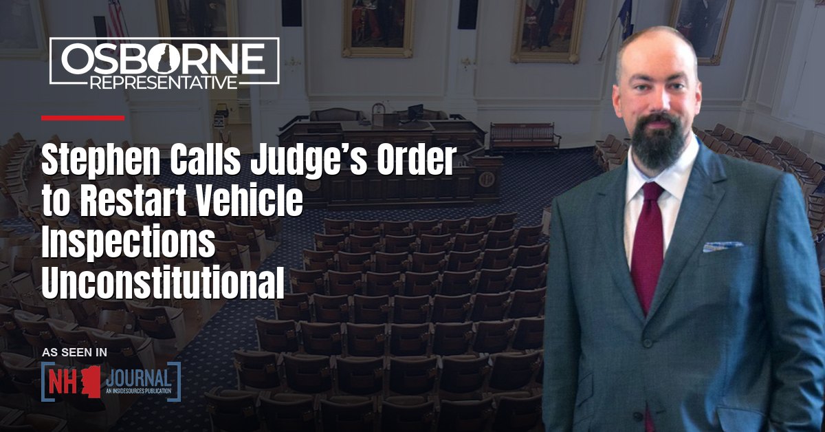 Stephen Calls Judge’s Order to Restart Vehicle Inspections Unconstitutional