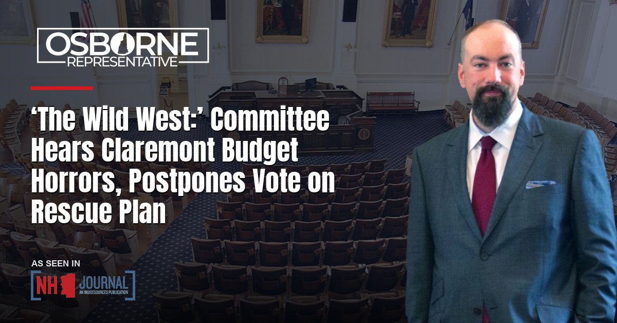 ‘The Wild West:’ Committee Hears Claremont Budget Horrors, Postpones Vote on Rescue Plan