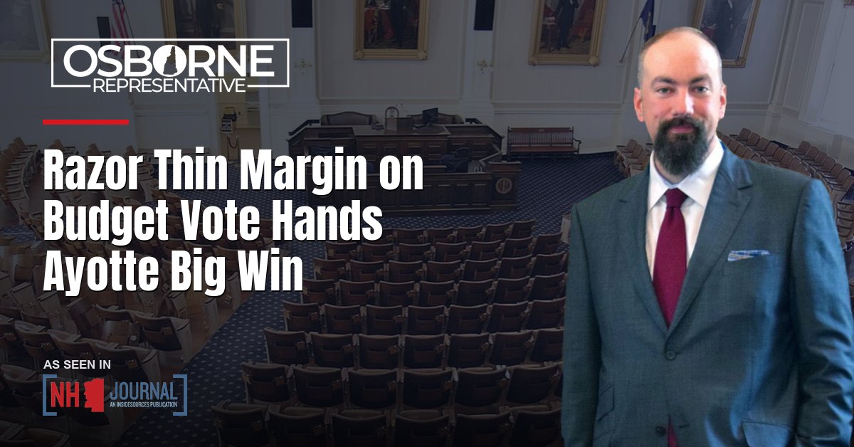 Razor Thin Margin on Budget Vote Hands Ayotte Big Win