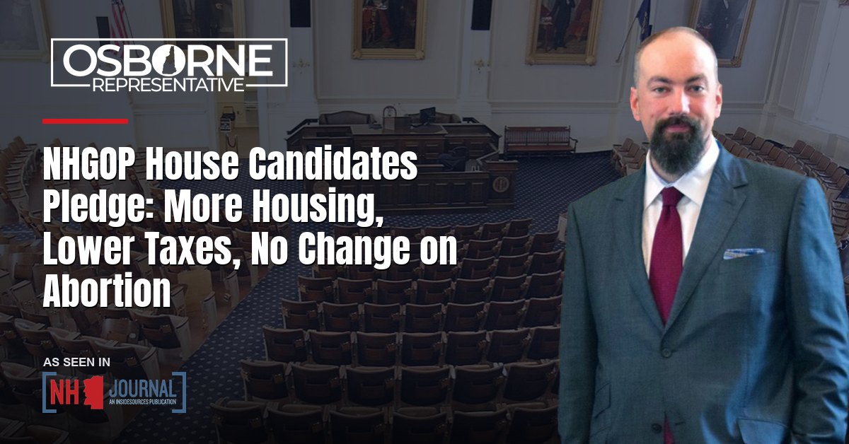 NHGOP House Candidates Pledge: More Housing, Lower Taxes, No Change on Abortion
