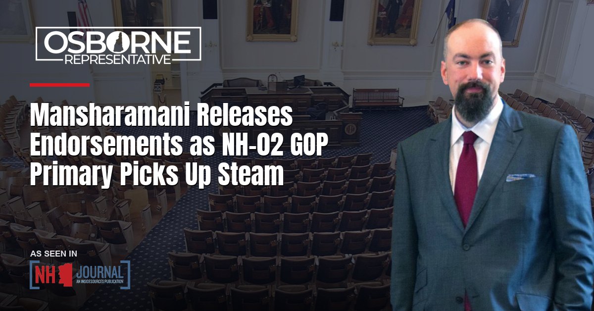 Mansharamani Releases Endorsements as NH-02 GOP Primary Picks Up Steam
