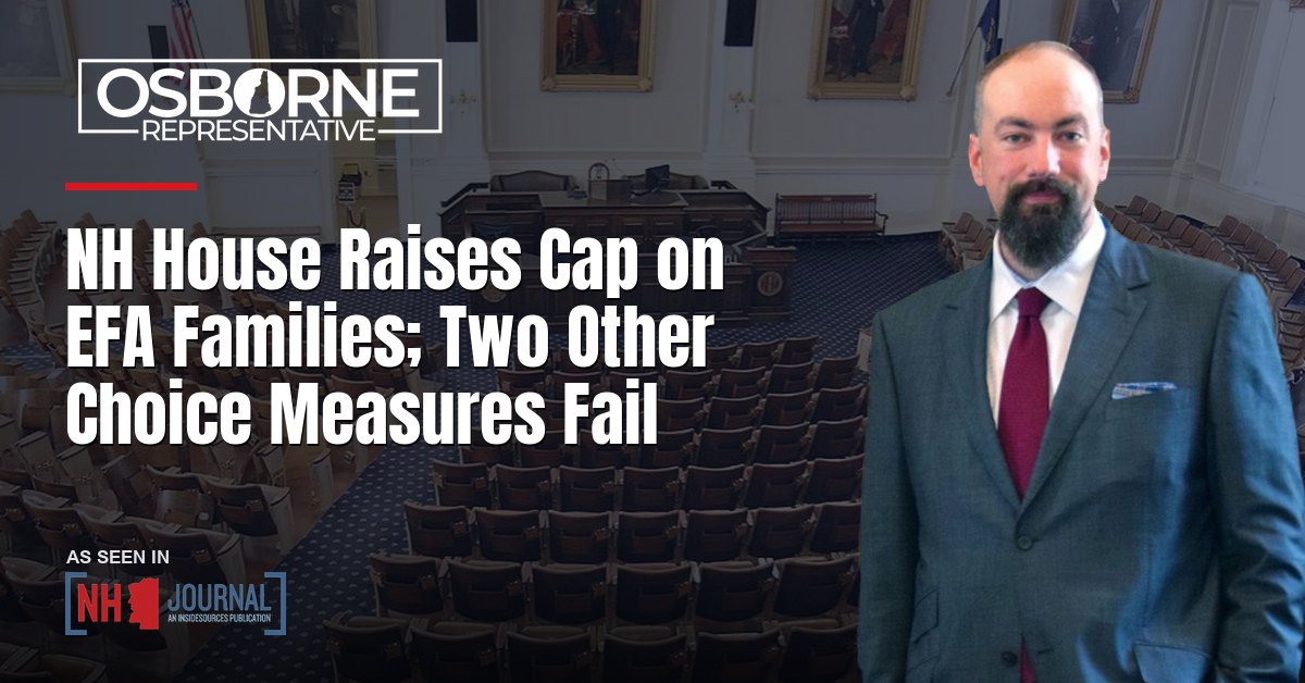 NH House Raises Cap on EFA Families; Two Other Choice Measures Fail
