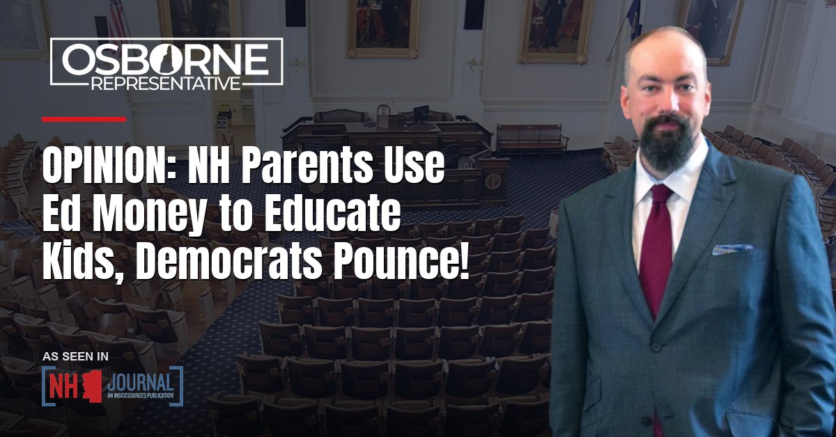 OPINION: NH Parents Use Ed Money to Educate Kids, Democrats Pounce!