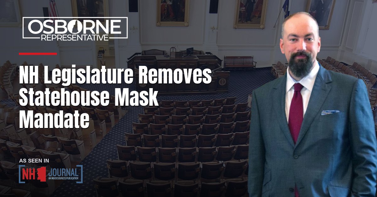 NH Legislature Removes Statehouse Mask Mandate