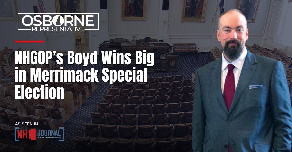 NHGOP’s Boyd Wins Big in Merrimack Special Election