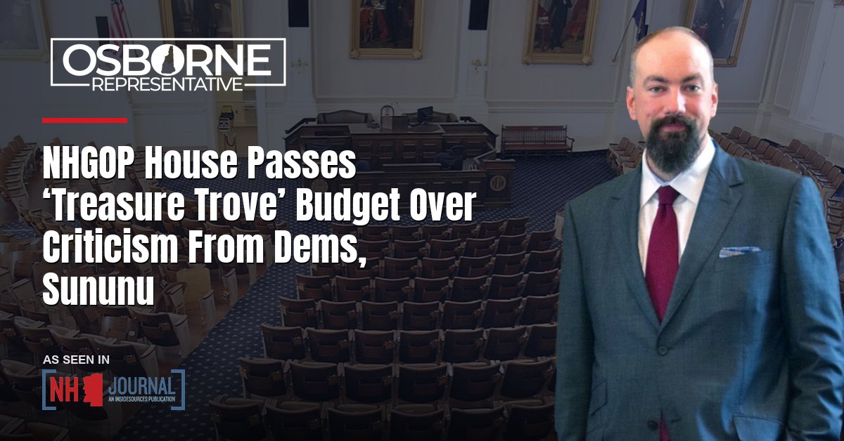 NHGOP  House Passes ‘Treasure Trove’ Budget Over Criticism From Dems, Sununu
