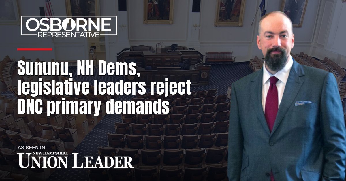 Sununu, NH Dems, legislative leaders reject DNC primary demands