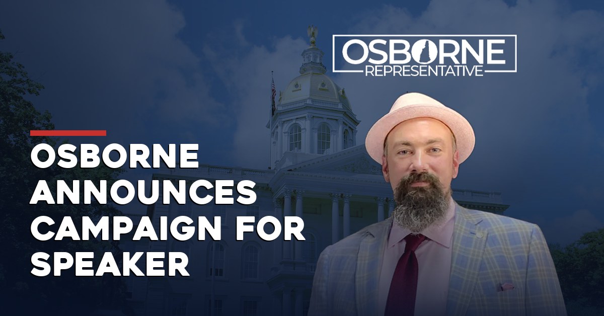 Osborne Announces Campaign for Speaker, Rolls Out First 10 Endorsements