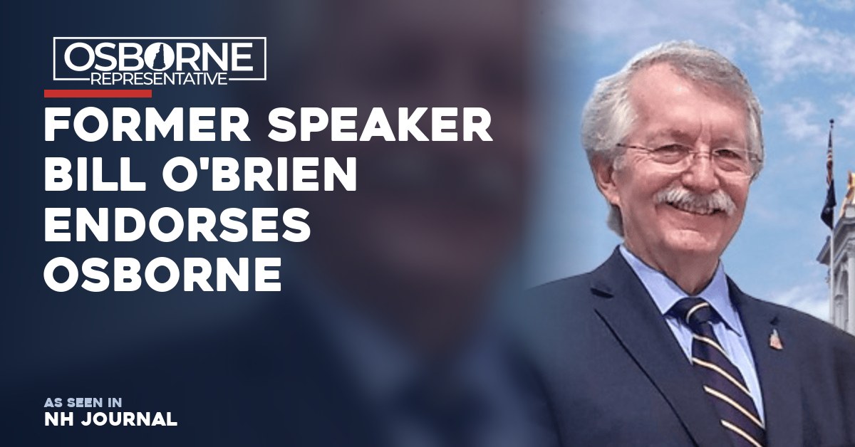 Former Speaker Bill O’Brien: Jason Osborne Should Be the Next Speaker